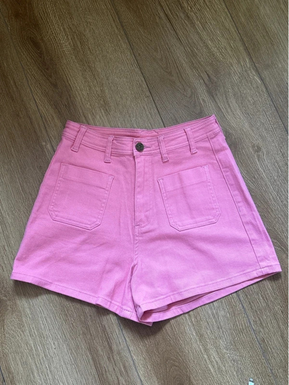 Lovelo Bubblegum Stretchy Denim Shorts